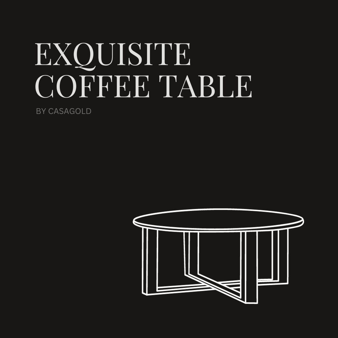 Elevate Your Space with CasaGold's Exquisite Bone Inlay Coffee Tables