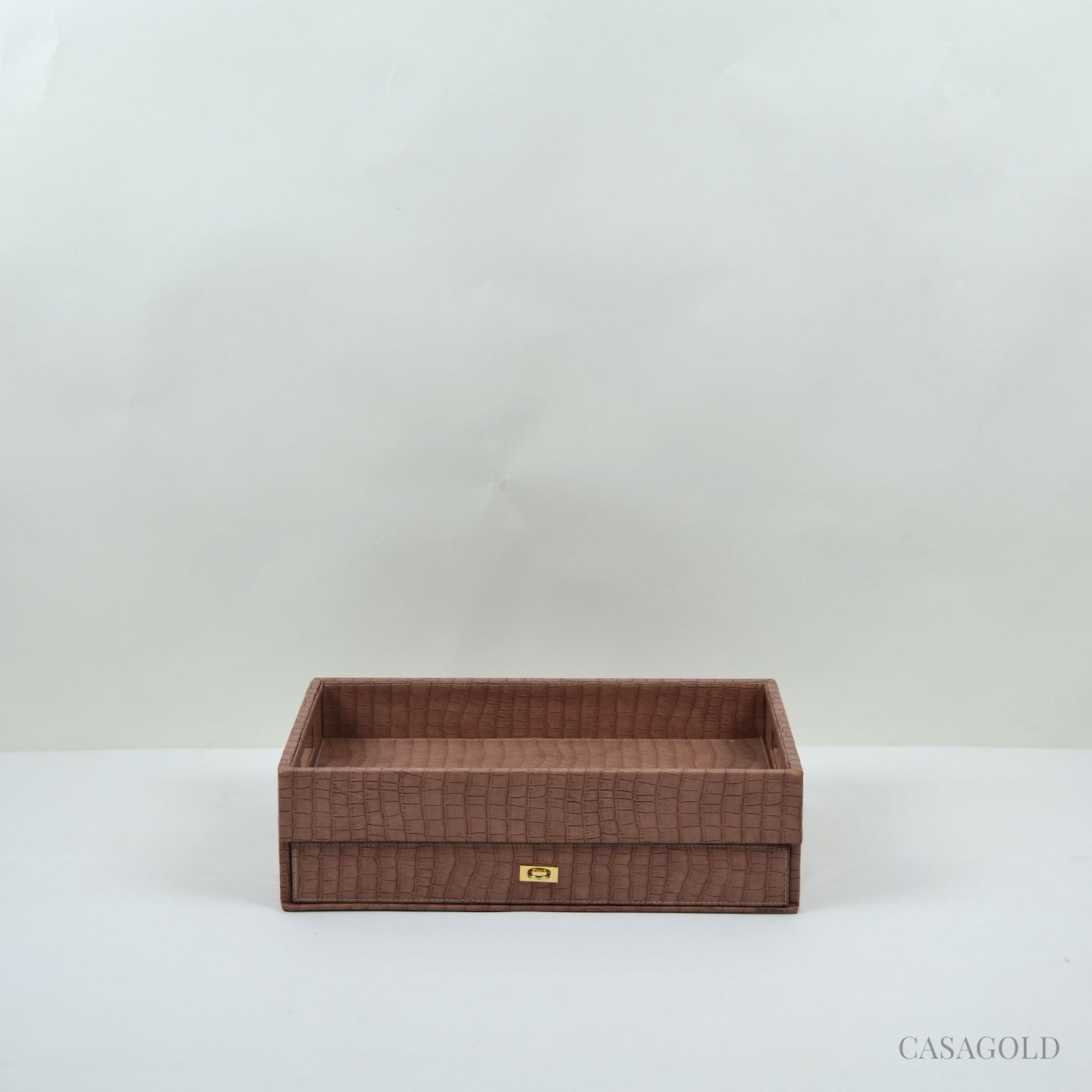Leather Tea Tray / Organiser
