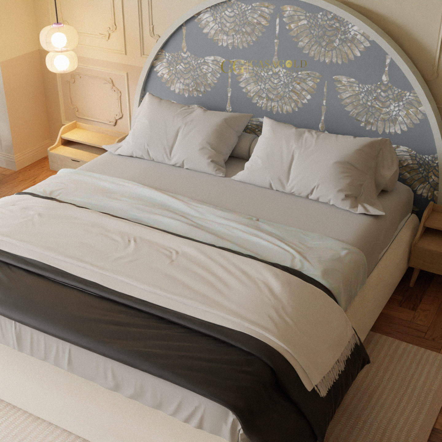 The Phoenix Luxe Inlay Bed