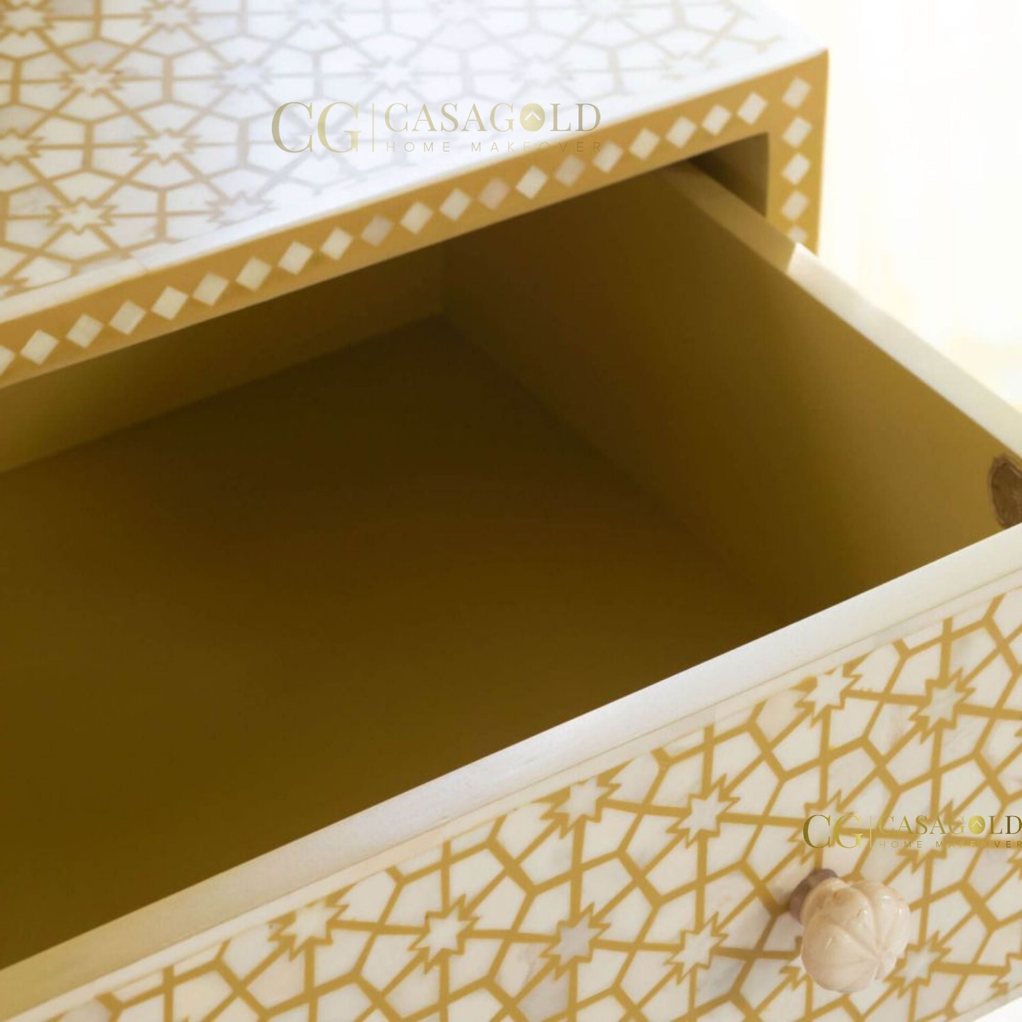 Opulent Star Bone Inlay Chest