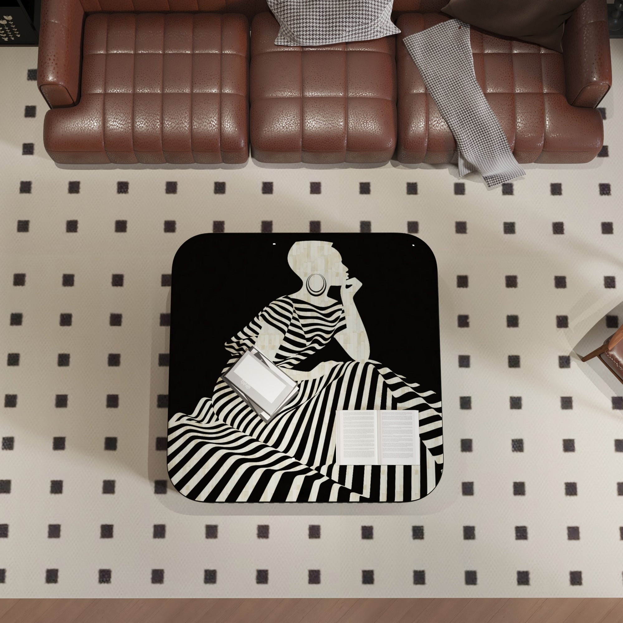 CasaGold Monochrome Muse Luxe Coffee Table
