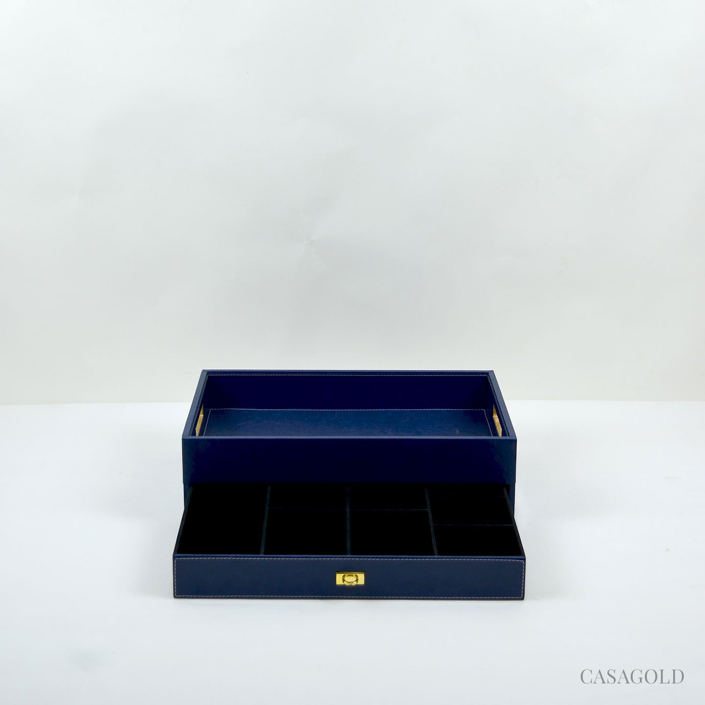 Leather Tea Tray / Organiser