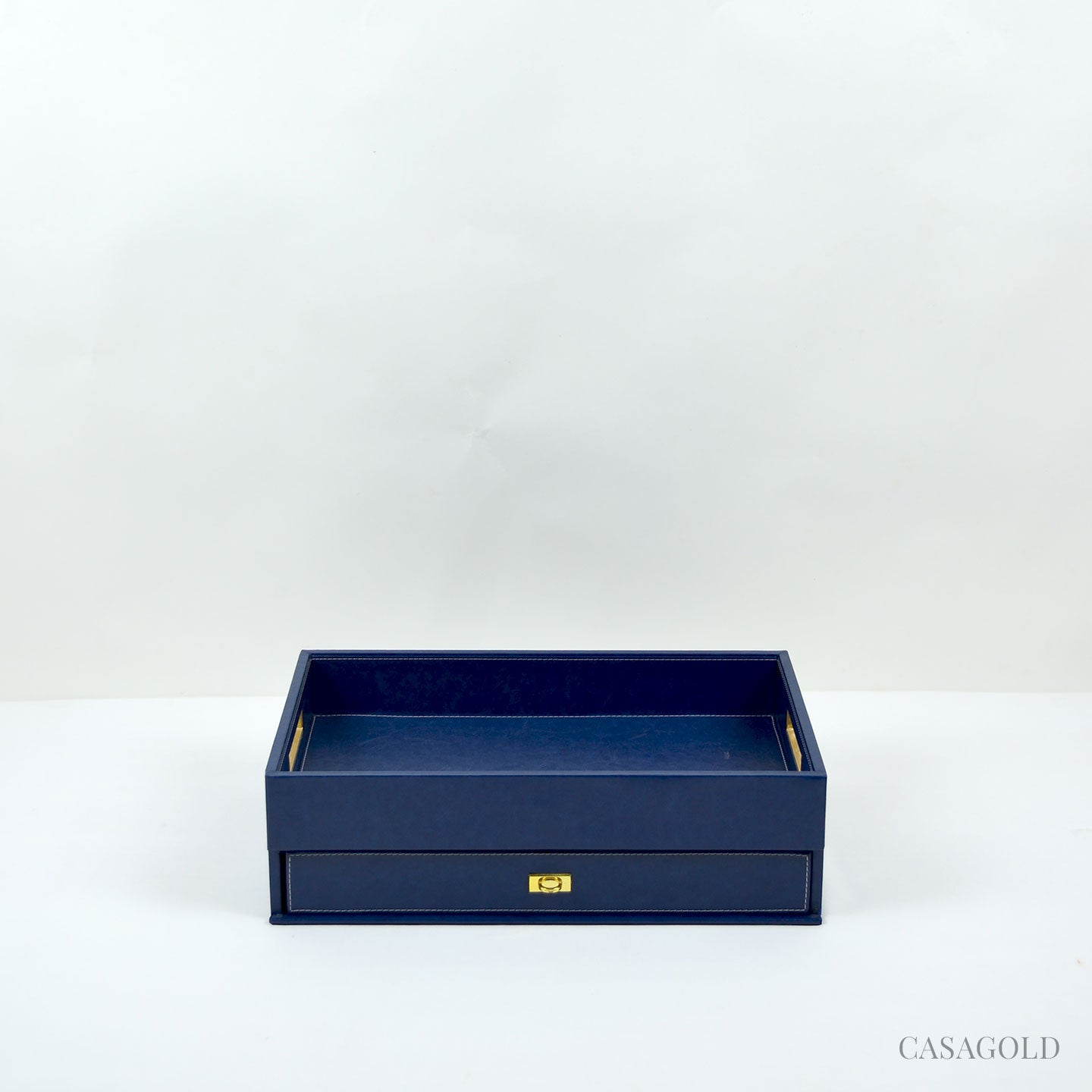 Leather Tea Tray / Organiser