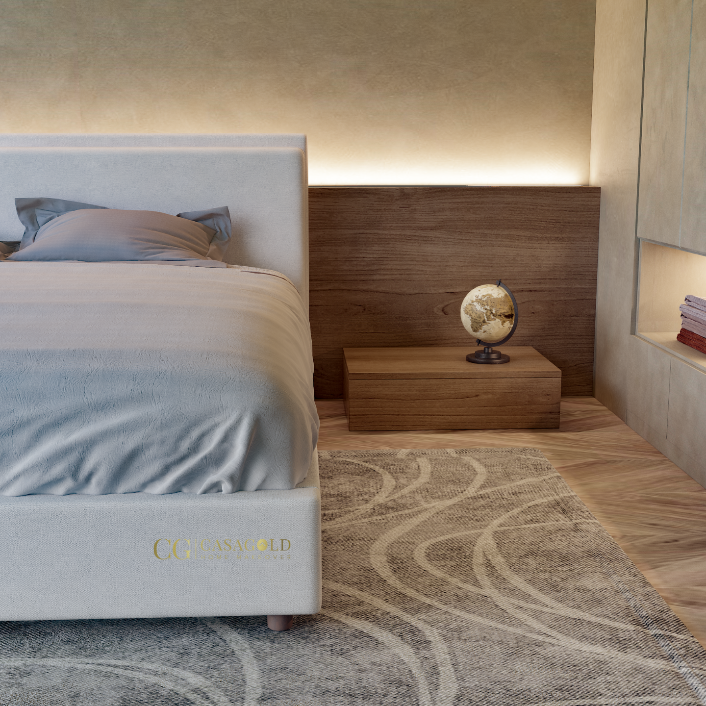 Linen Whitelush Bed