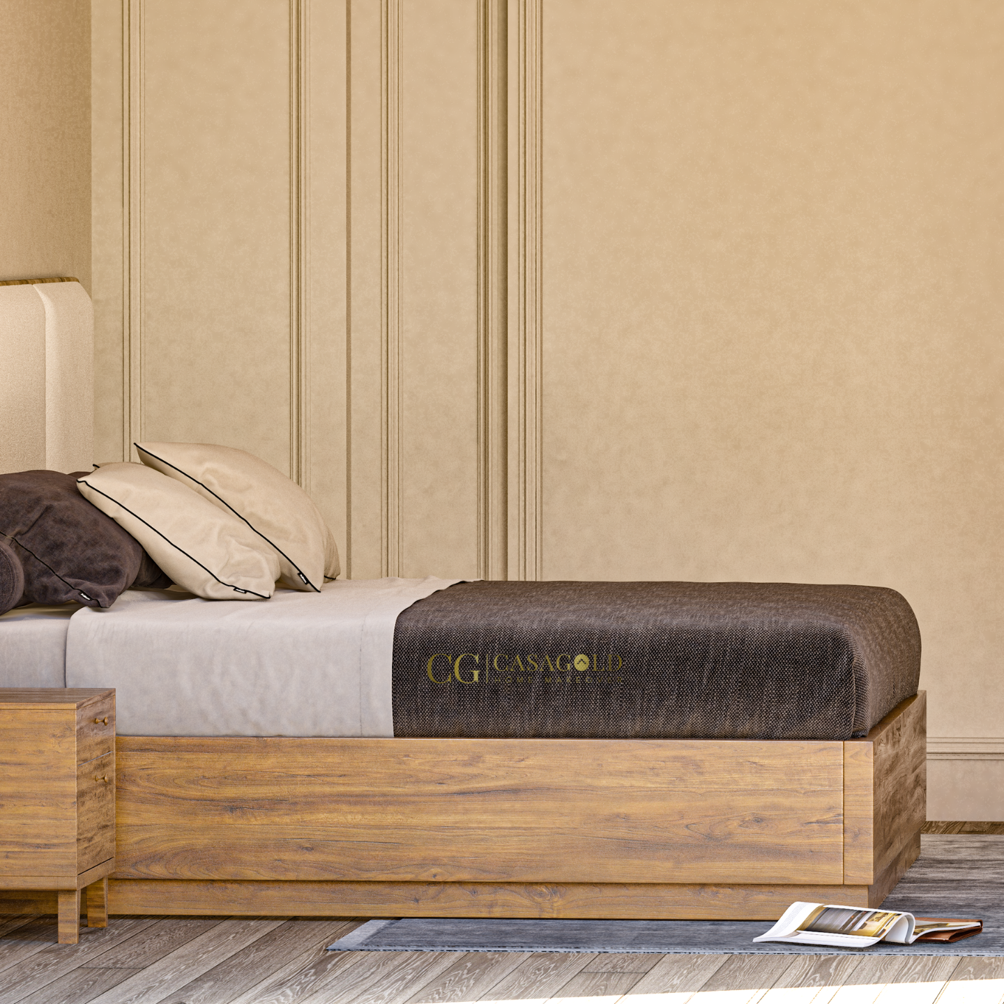 Riverdale Winged Upholstered Bed