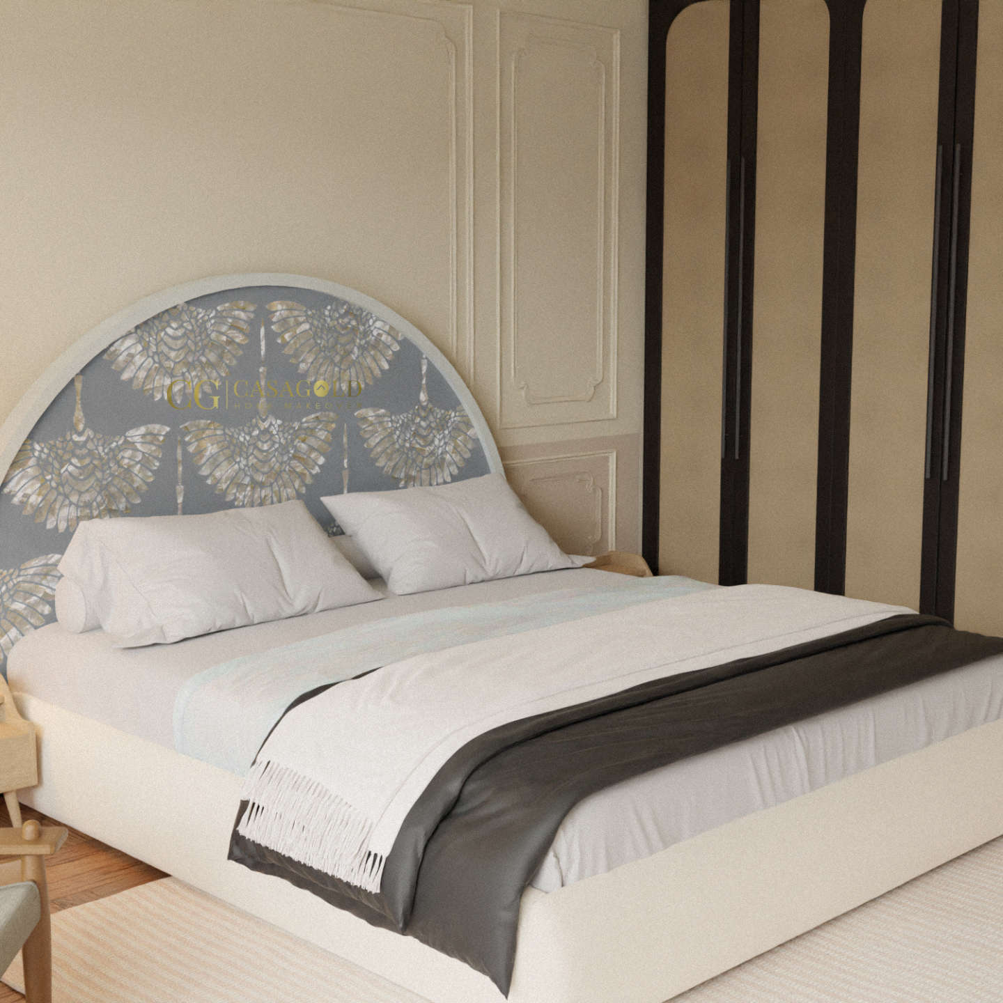 The Phoenix Luxe Inlay Bed