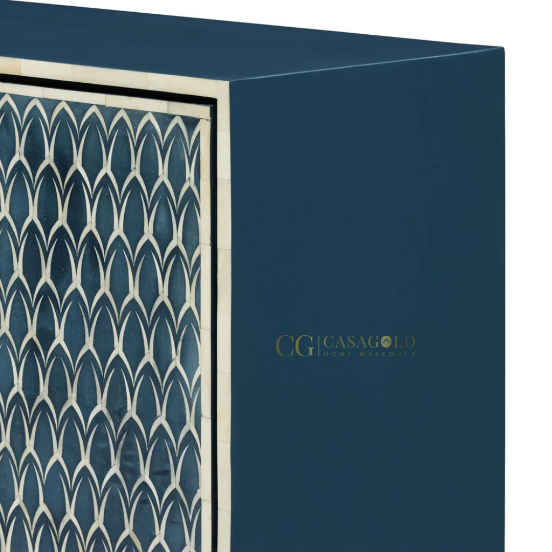 Nami: The Finest Handcrafted Bone-Inlay Cabinet for Timeless Luxury