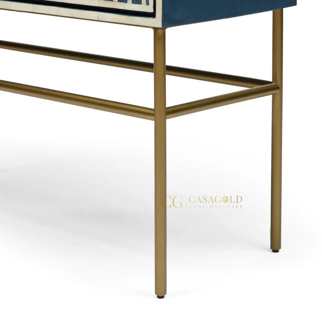 Nami: The Finest Handcrafted Bone-Inlay Cabinet for Timeless Luxury