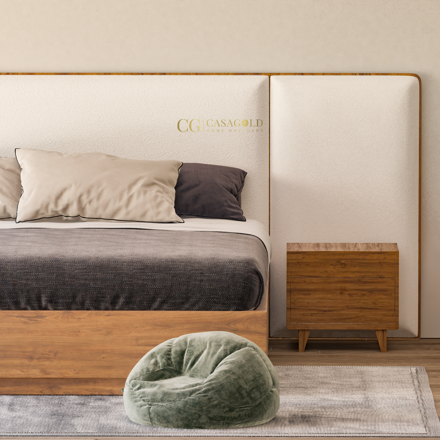 Riverdale Winged Upholstered Bed