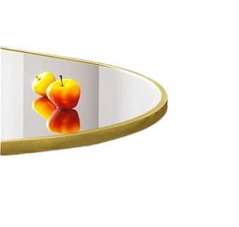 Antique Gold Steel Frame Mirror