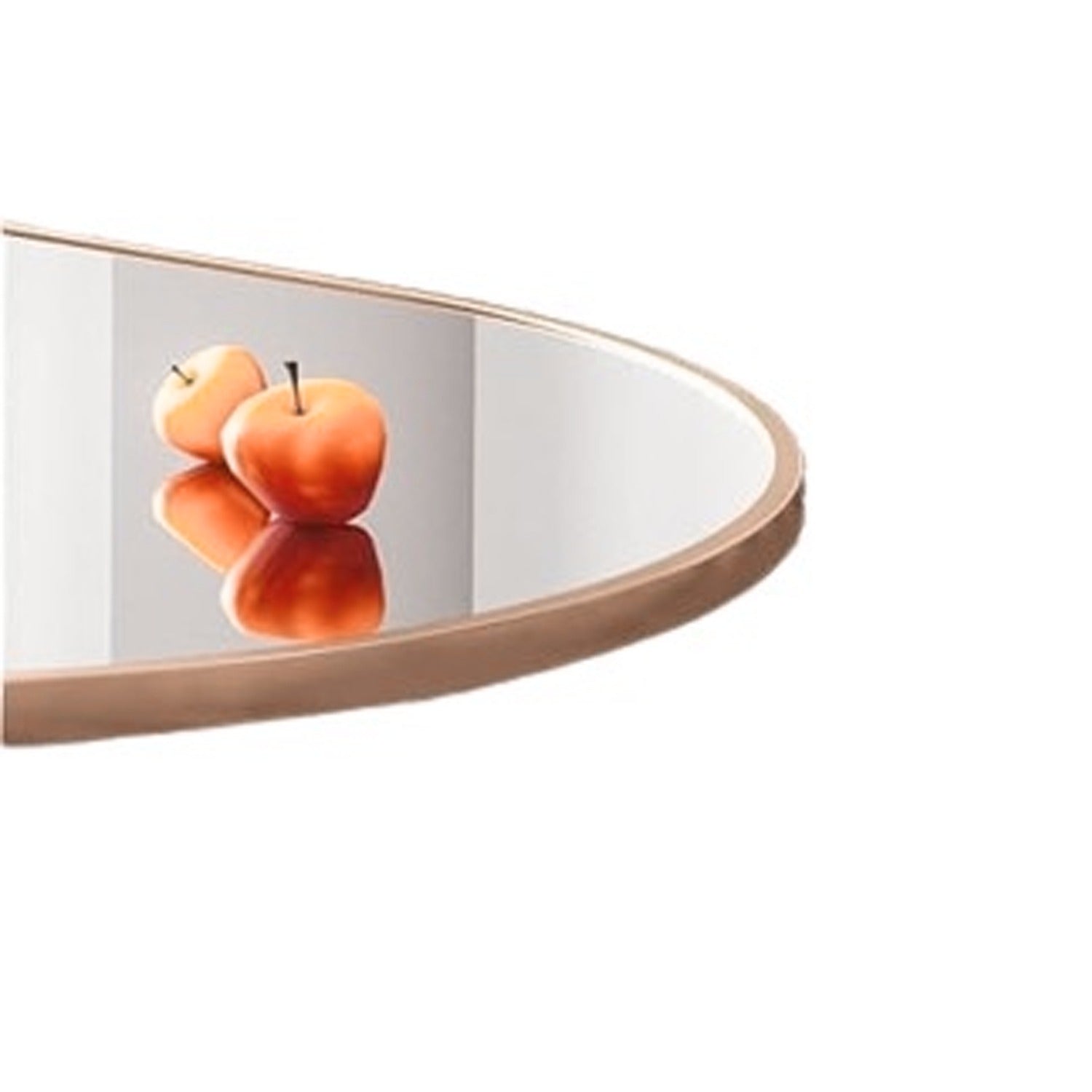 Antique RoseGold Steel Frame Mirror