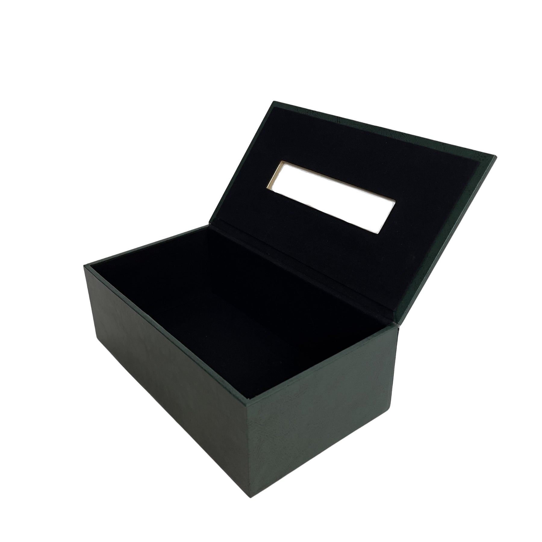 Artistic leather tissue box with unique designs