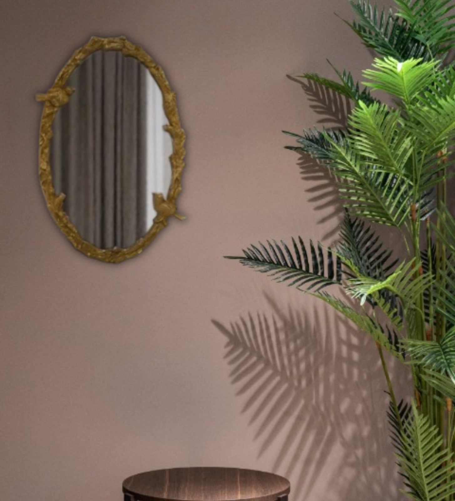 Elegant Bird beveled edge glass mirror for stylish interiors