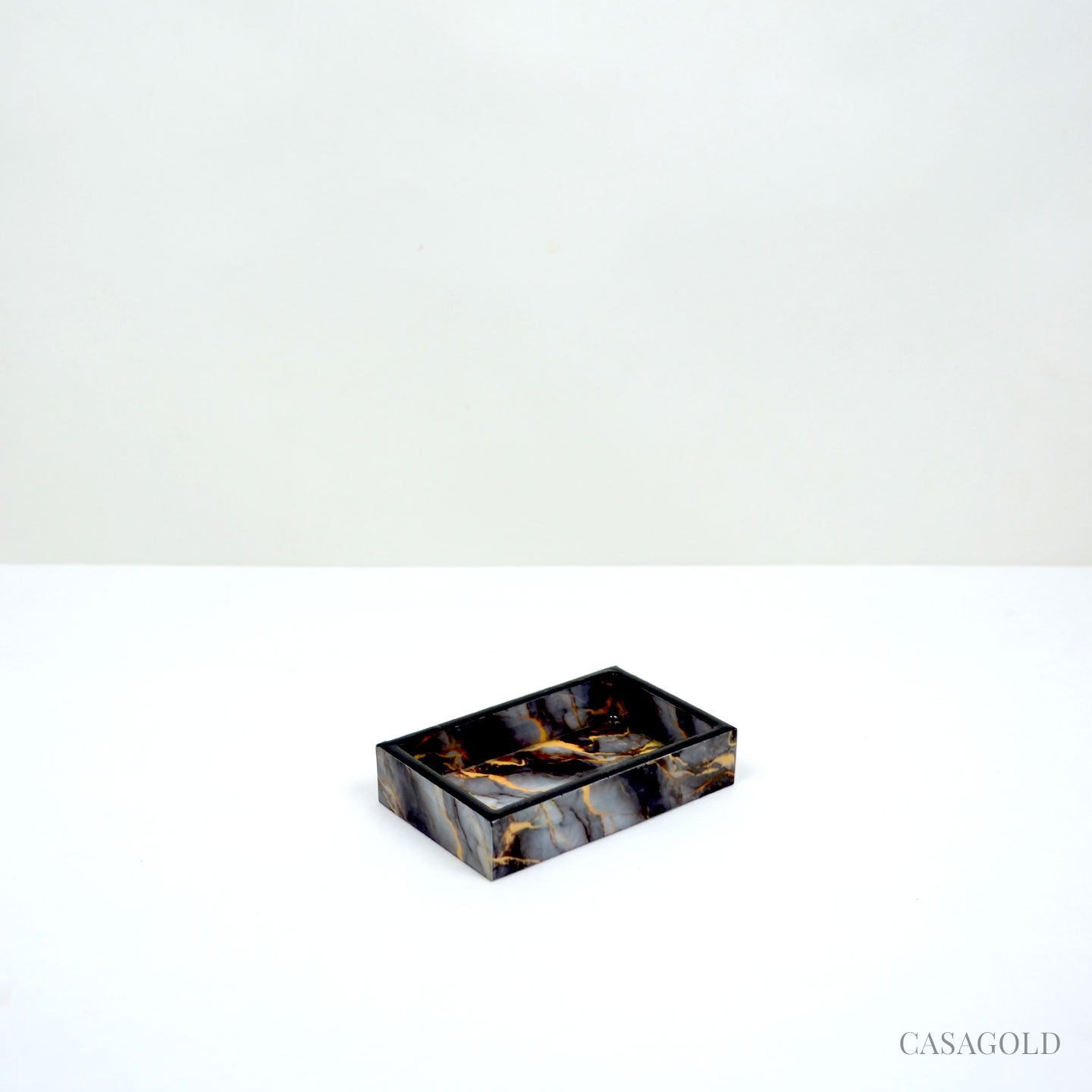 Black Marble Bathroom Accessories Set