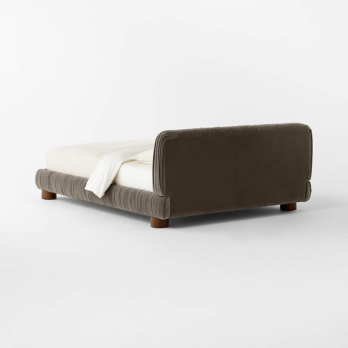 The Velvé Luxe Ruched Bed