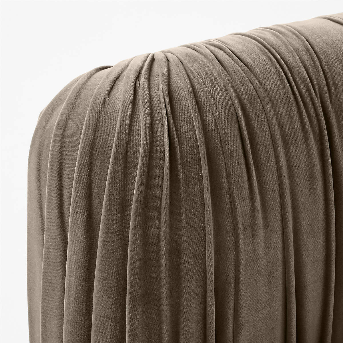 The Velvé Luxe Ruched Bed