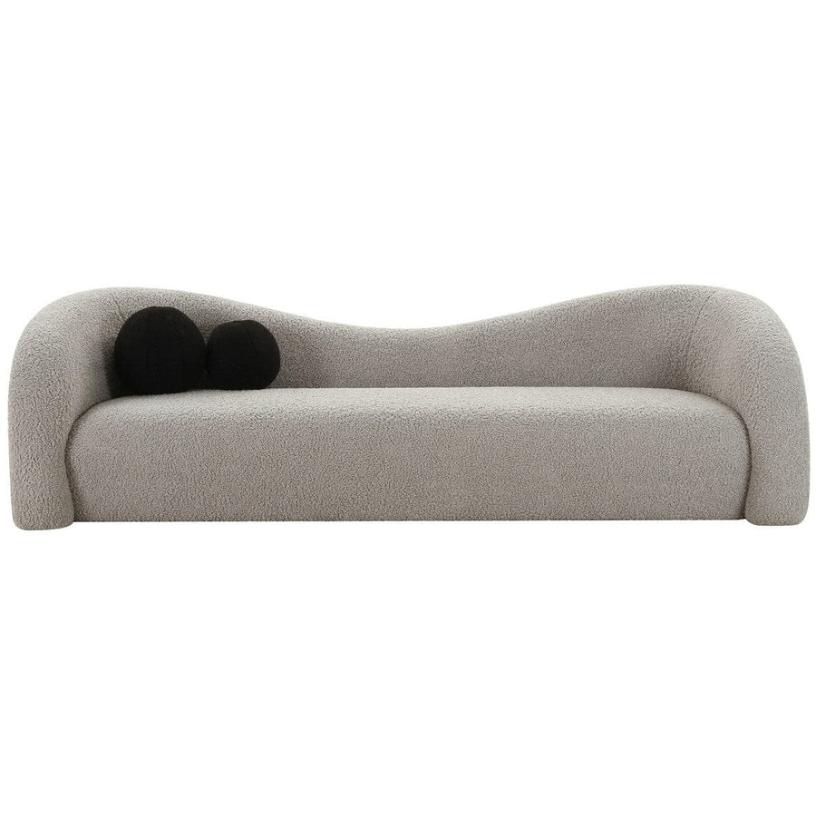 "Chic luxury upholstered sofa bed with a hidden pullout mattress"