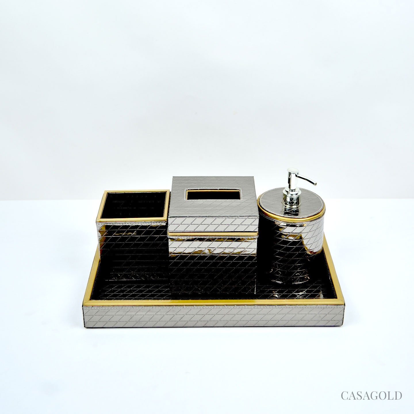 Copper Bathroom Accessories Set for Luxe Bathrooms