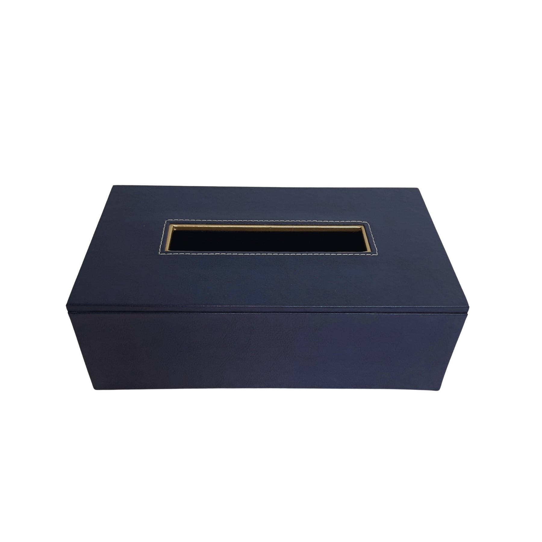 Stylish leather tissue box for modern homes