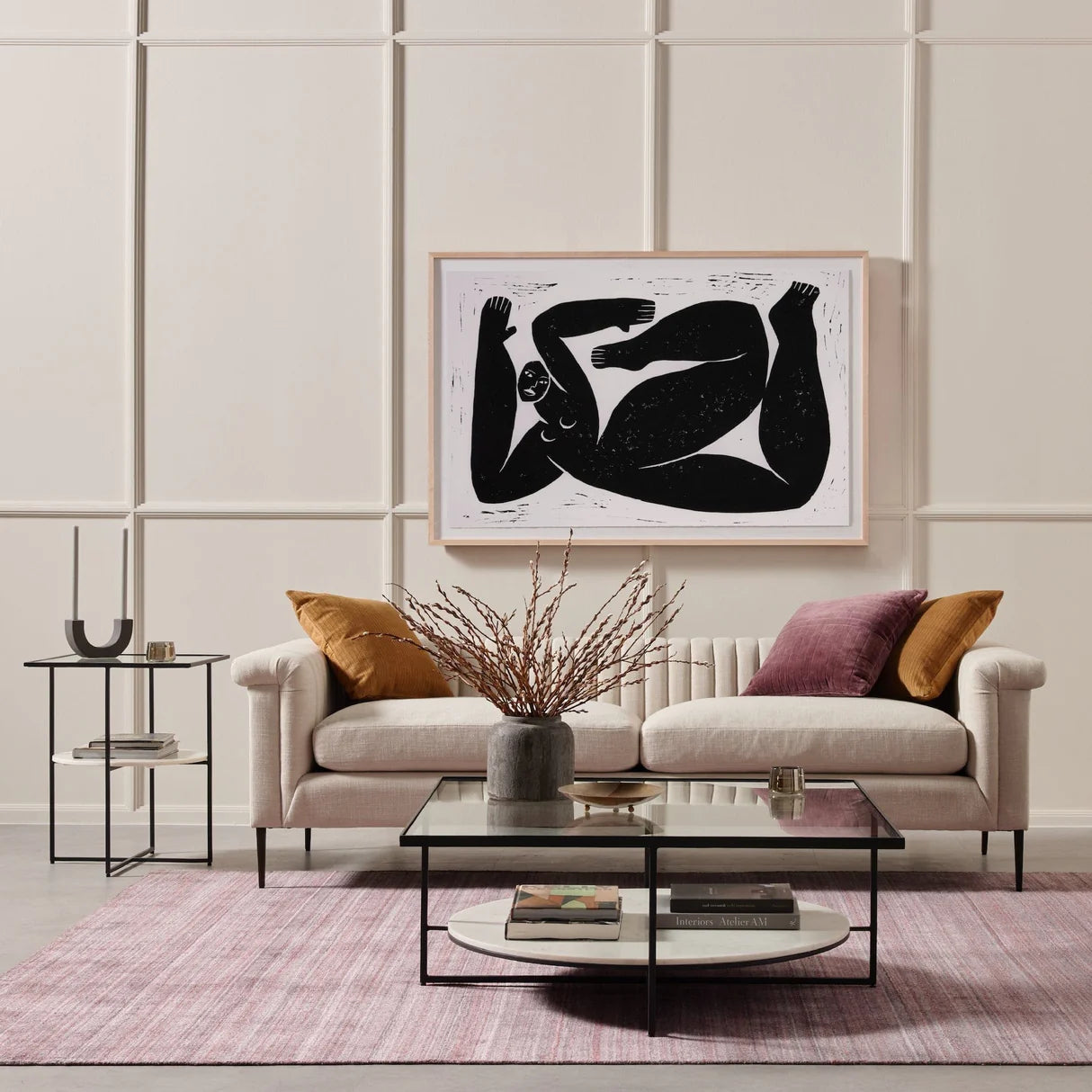 Dual-Toned High-End Sectional Sofa