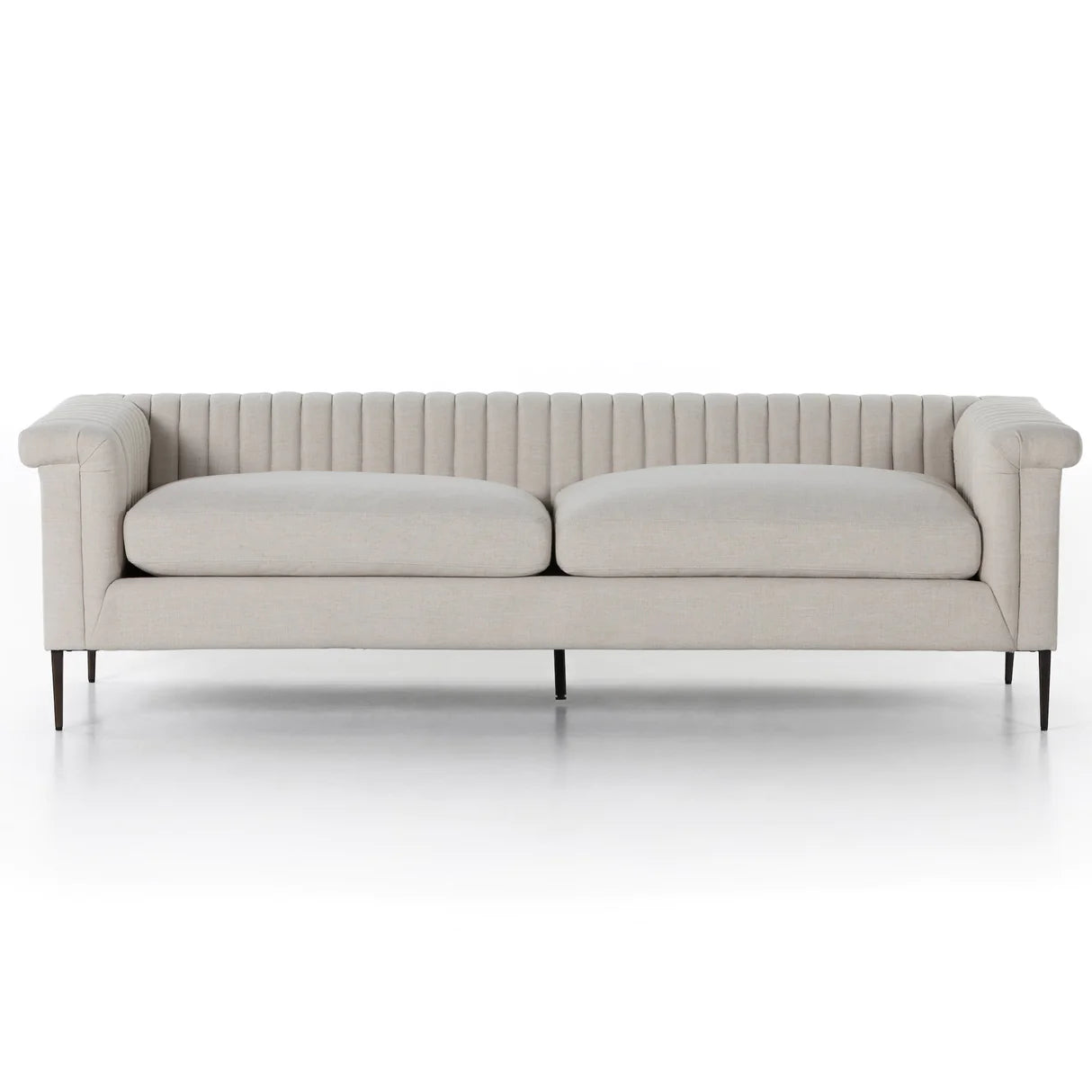 Dual-toned high-end sectional luxury sofa with bold contrast