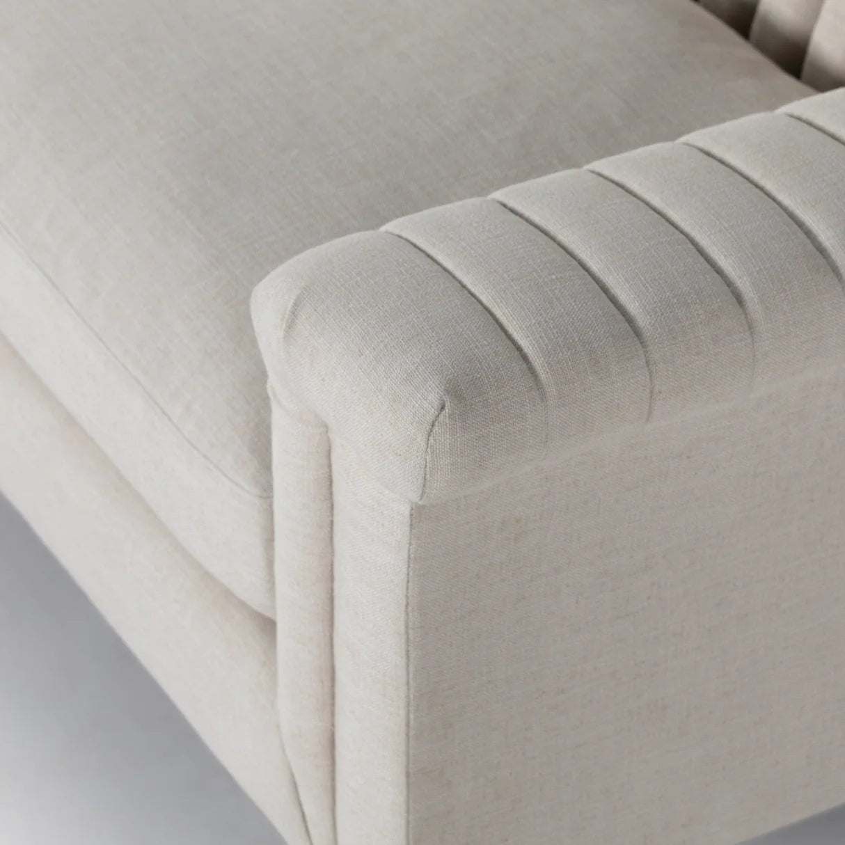 Earthy Tones Upholstered Sofa