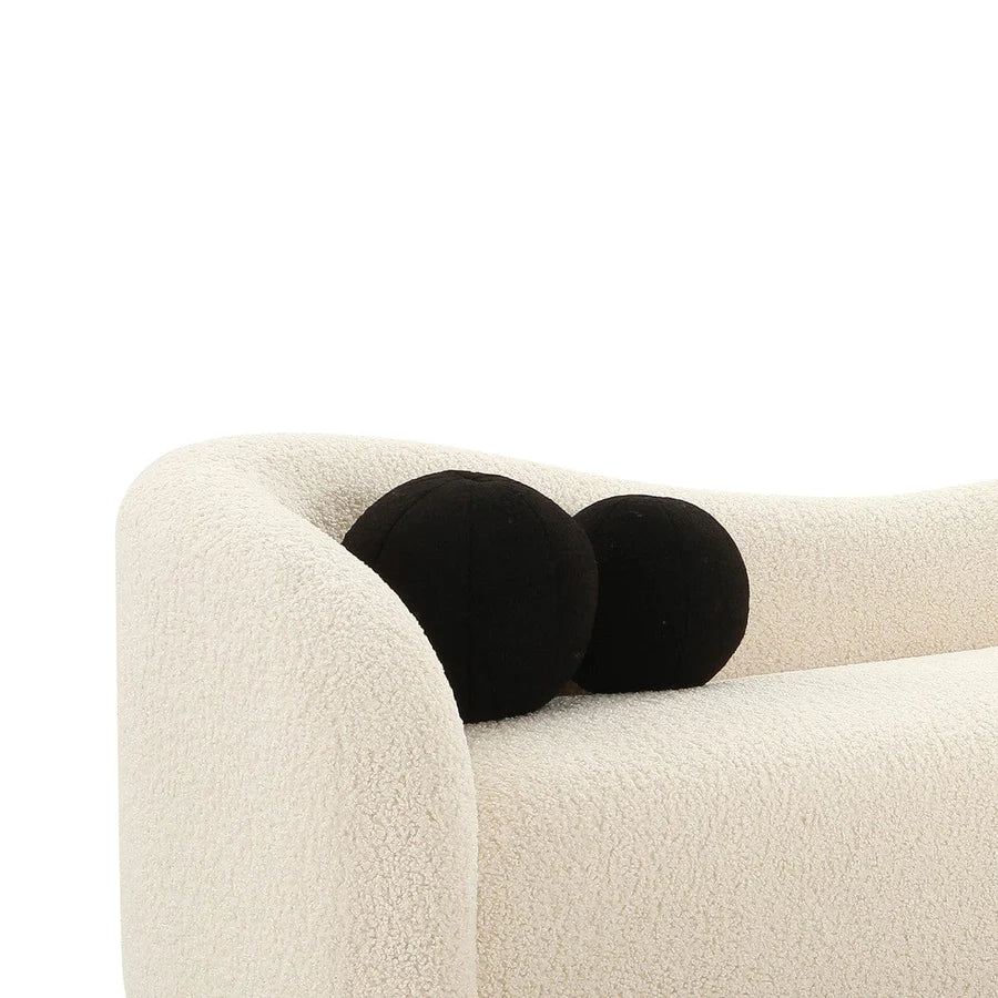 "Elegant luxury sofa with nailhead trim and premium fabric"