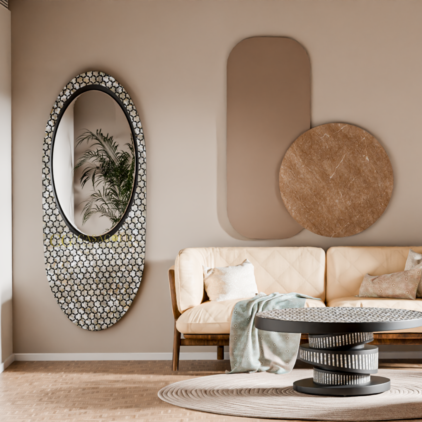 large decorative mirror