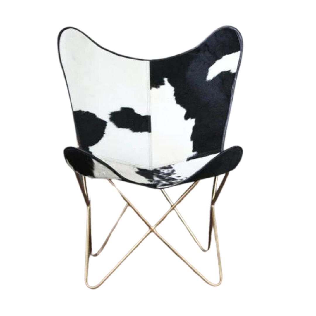 Stylish embossed leather lounge chair for upscale interiors