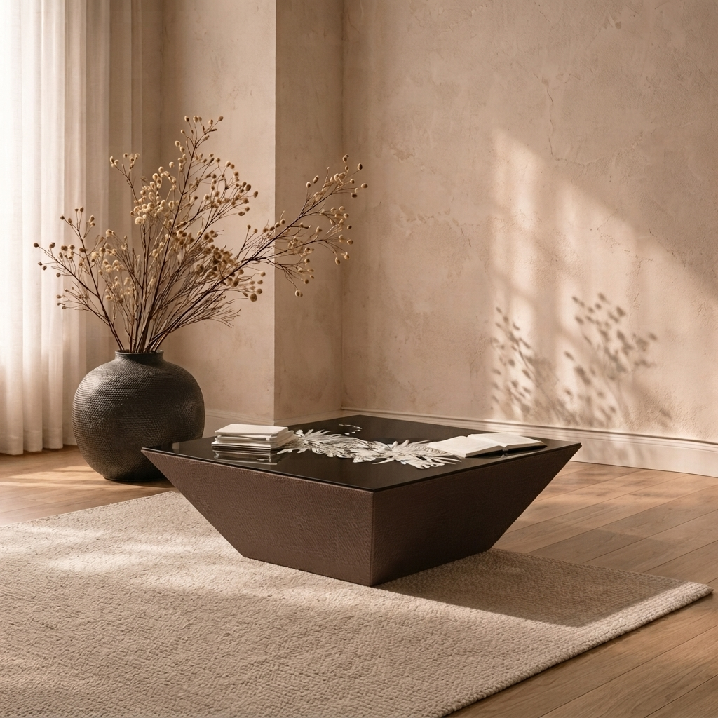 CasaGold Royal Tiger Croco Luxe Coffee Table