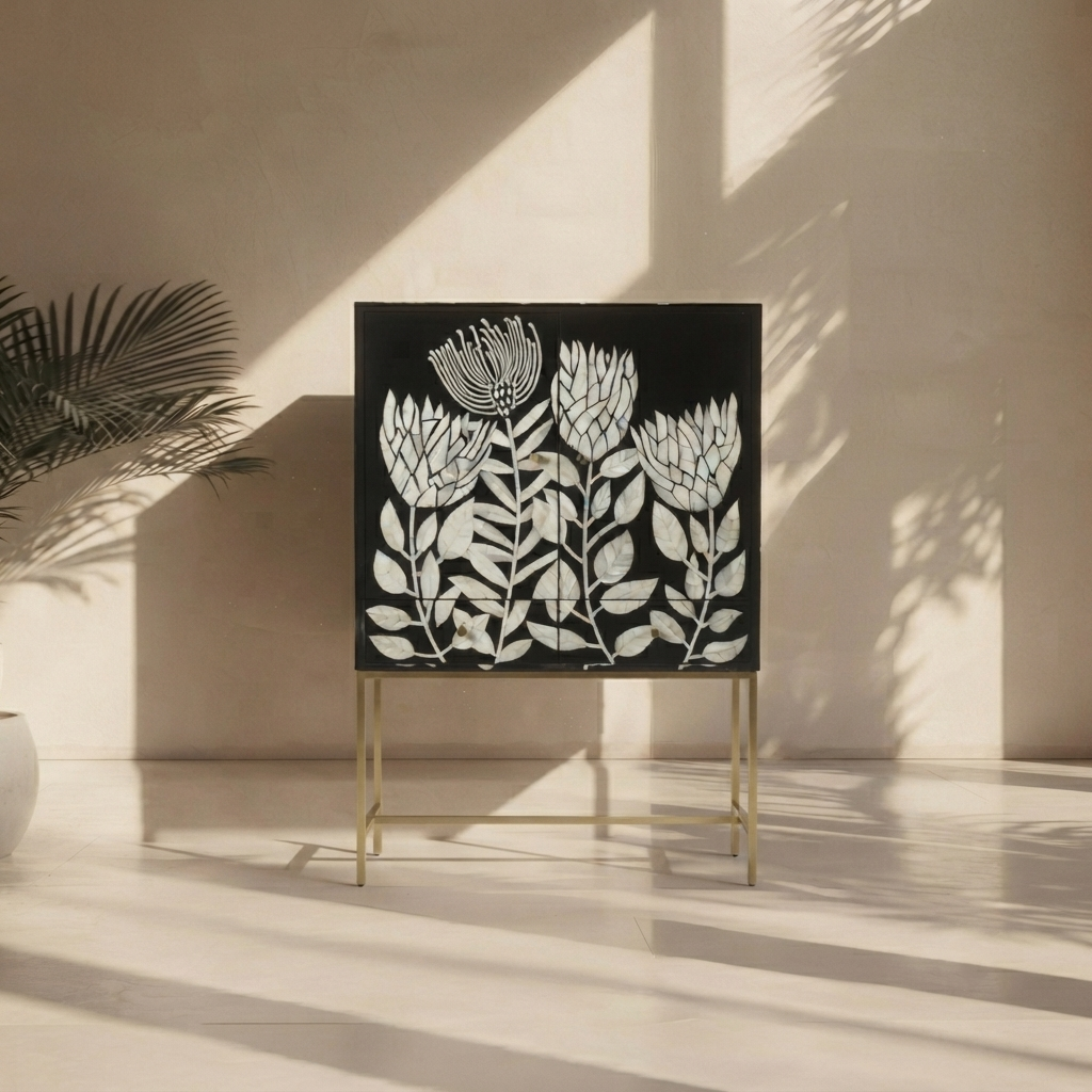 Inlay Storage Cabinet - Tulip