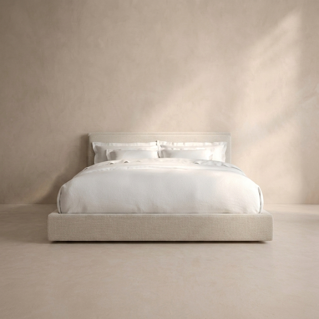 Linen Whitelush Bed
