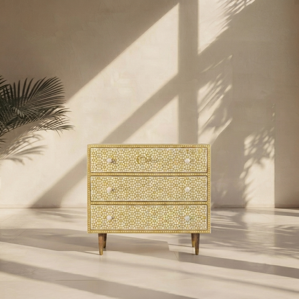 Opulent Star Bone Inlay Chest