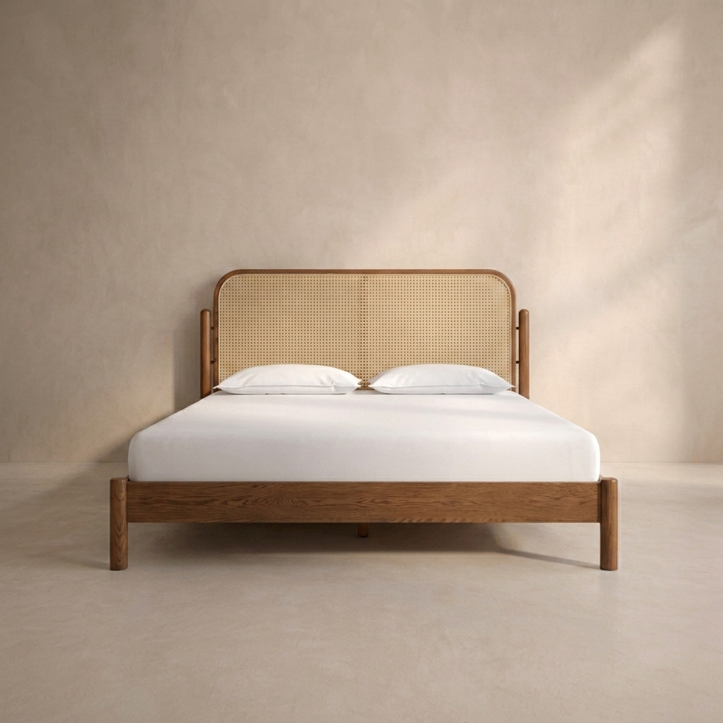 Orion Upholstered Wooden Bed