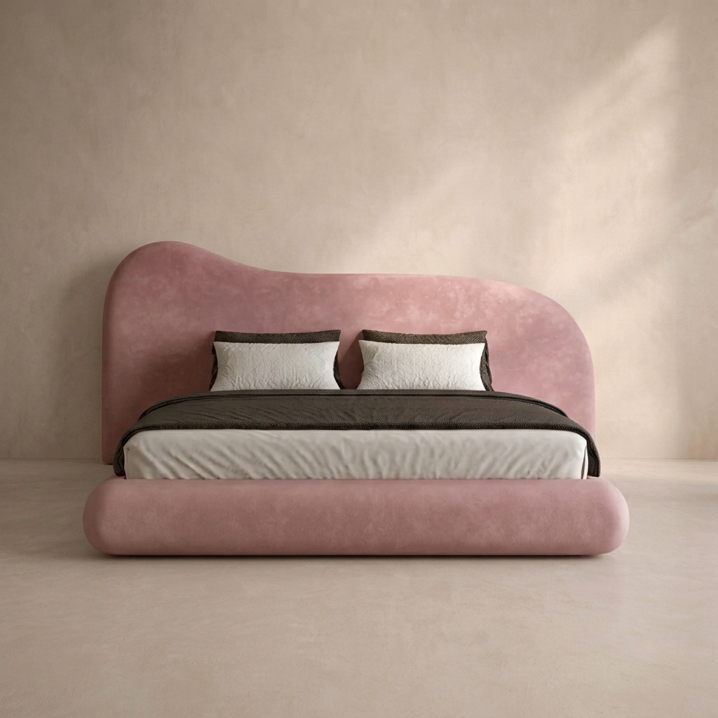 CasaGold Blush Wave Bed
