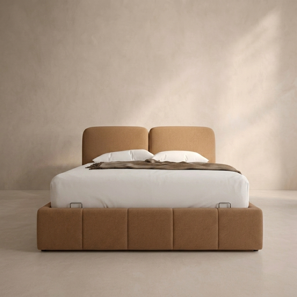 Copenhagen Cloud Bed in Boucle