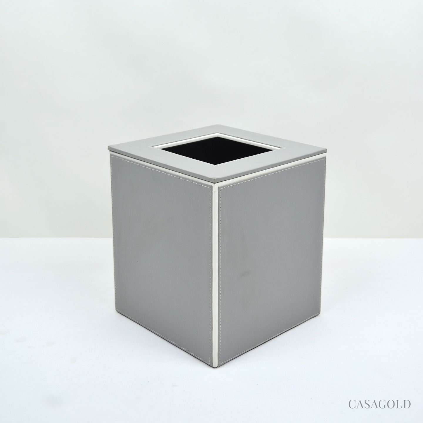 Glossy Grey Dustbin for Luxe Spaces