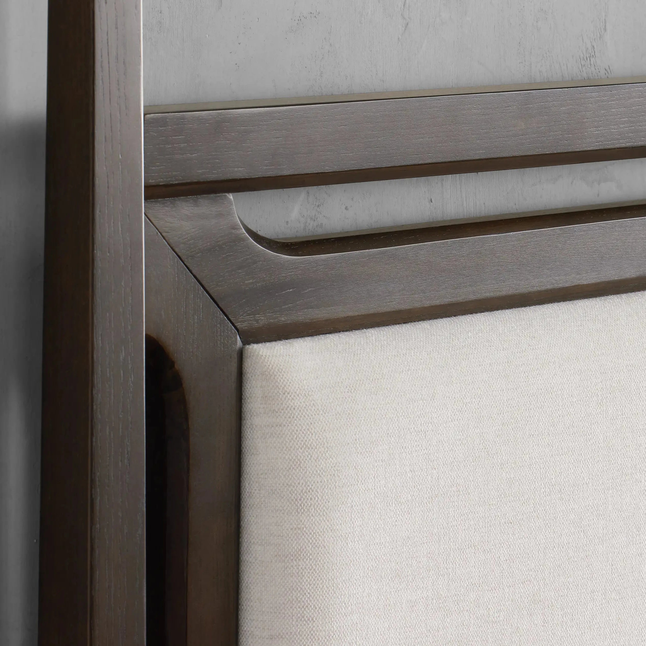 Elegant leather wings bed for chic bedroom style