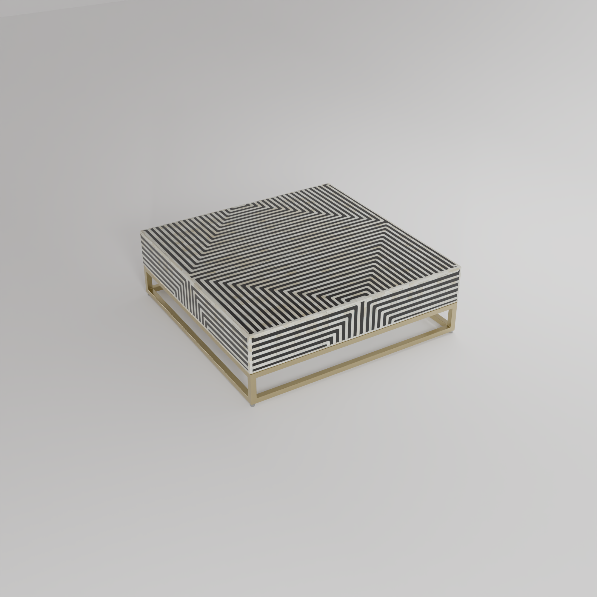 Harmony Inlay Square Coffee Table