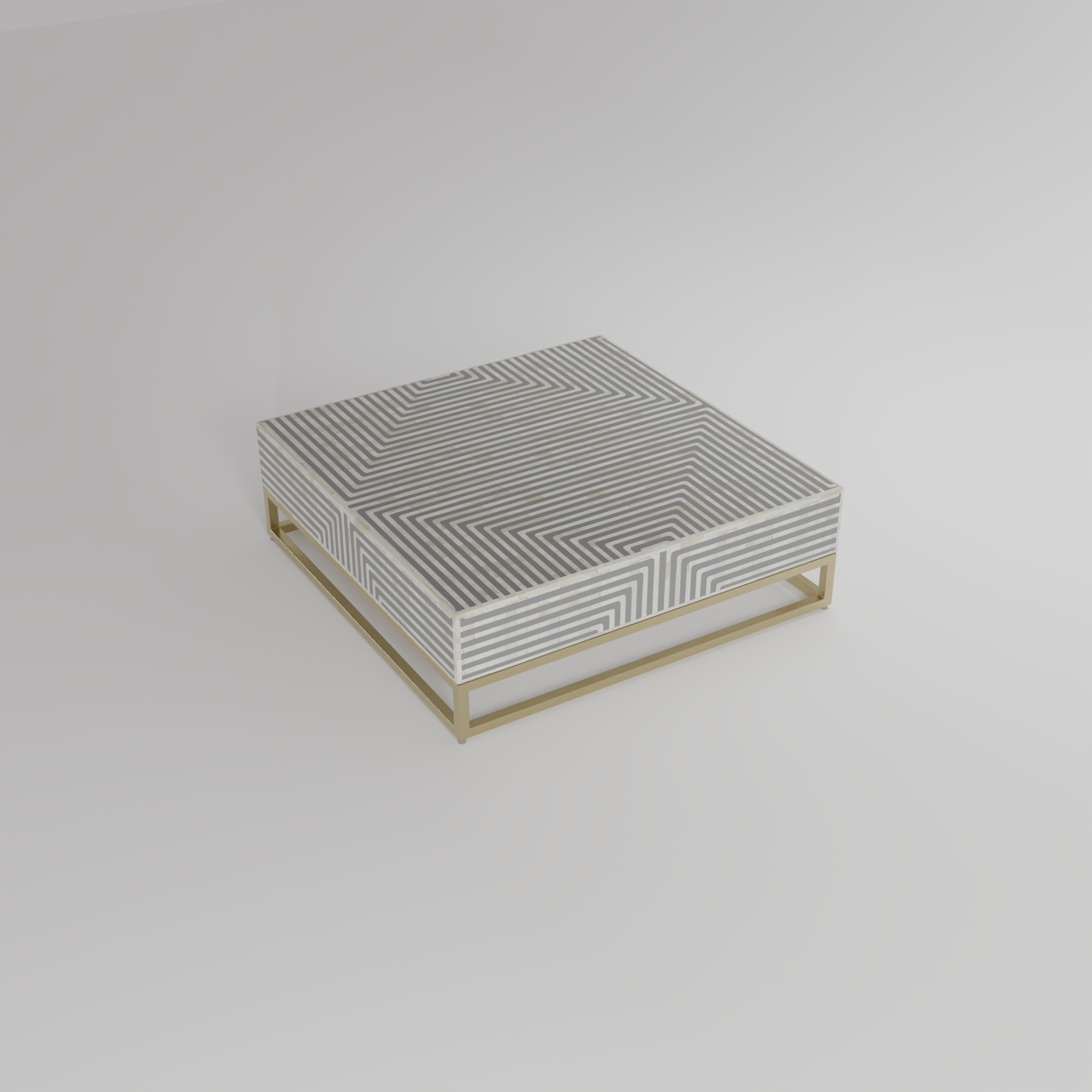 Harmony Inlay Square Coffee Table