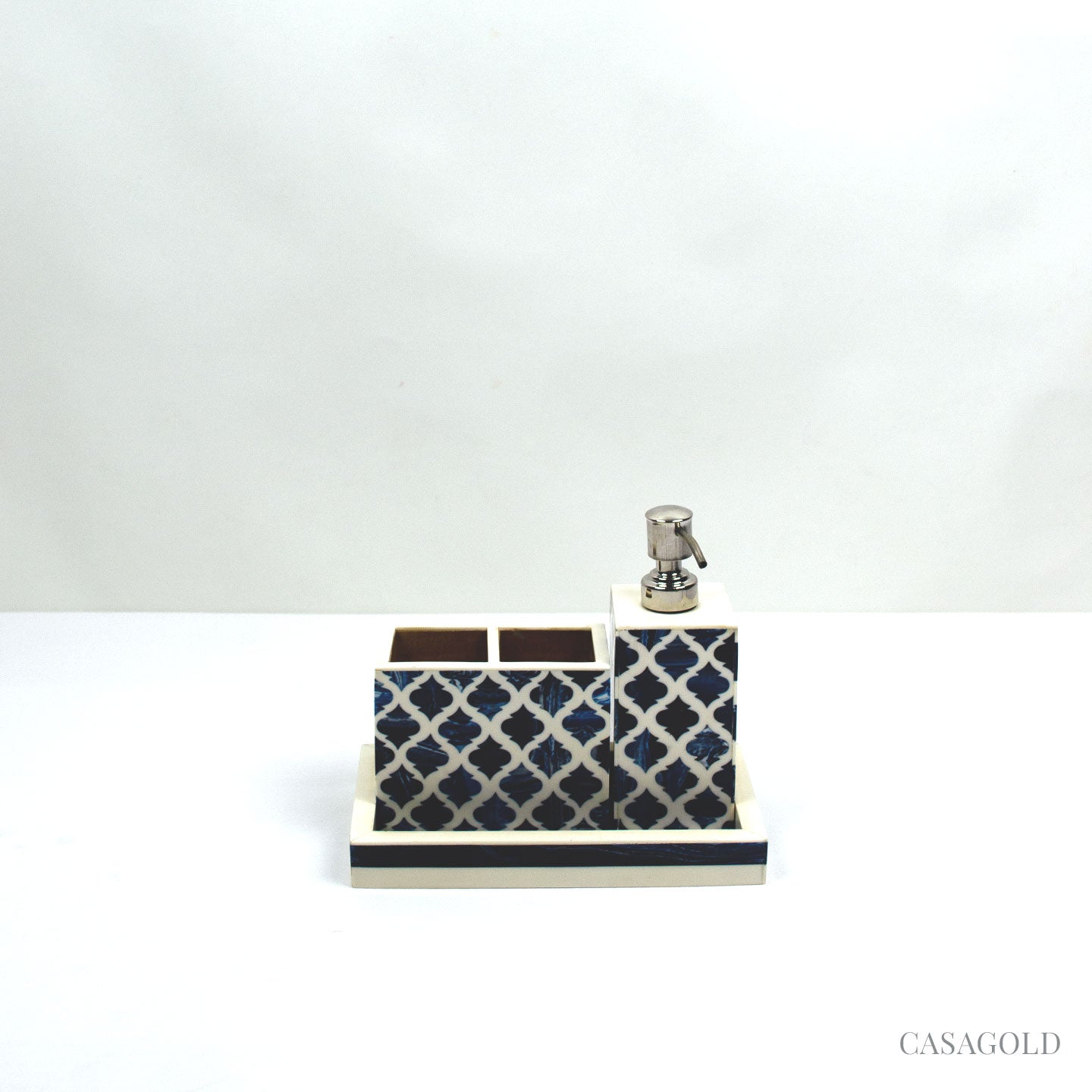 Handcrafted Bathroom Accessories Set with Unique Design