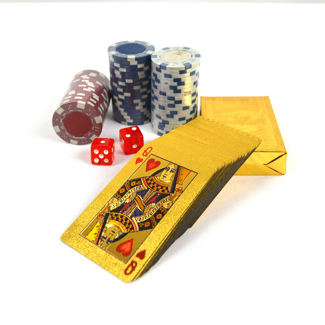 Handcrafted leather poker set with luxury chips