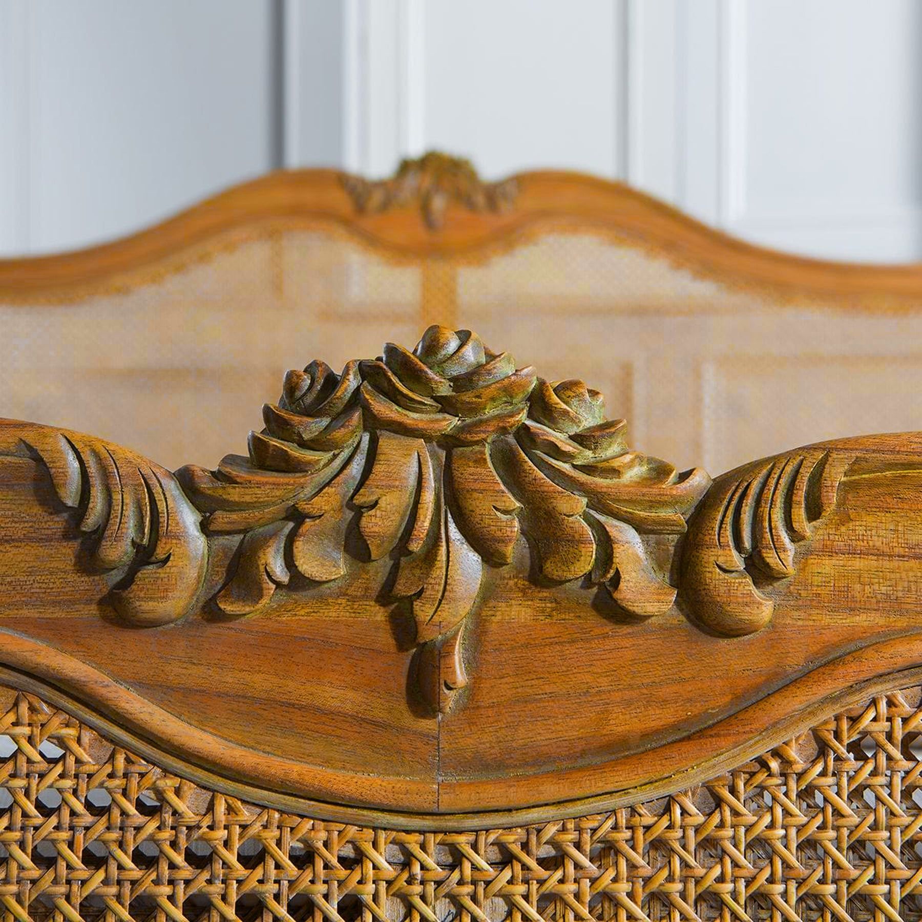 Handcrafted Wooden Bed for Luxury Interiors