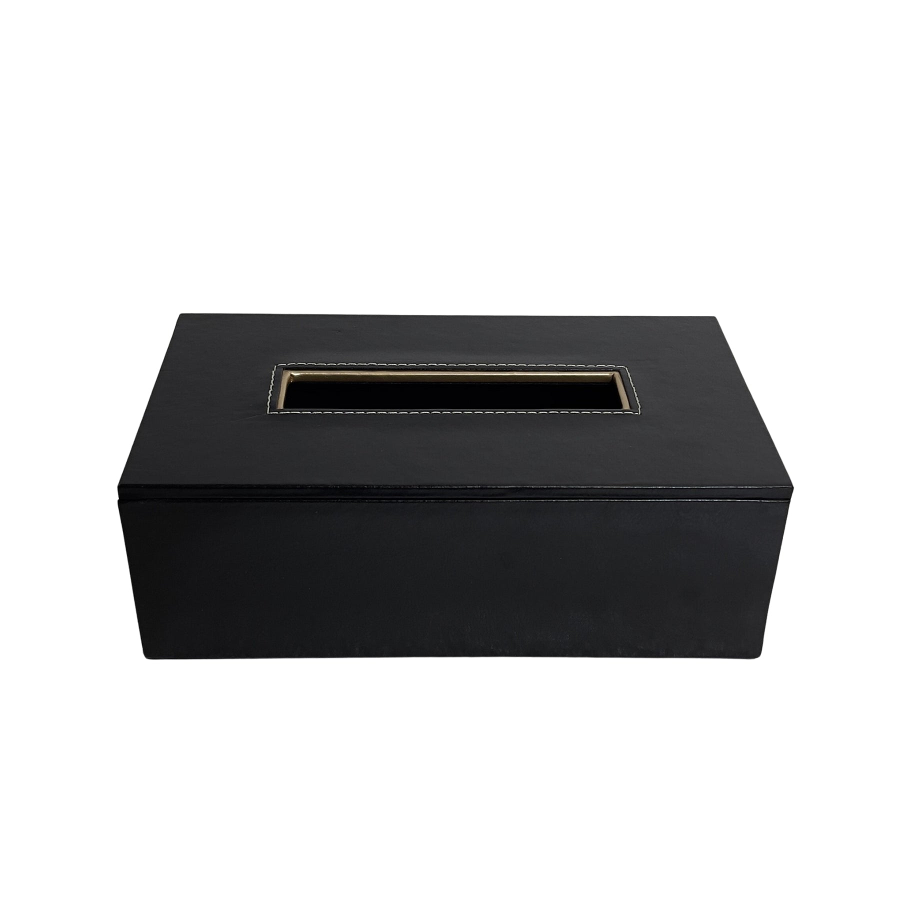 Handcrafted leather tissue box for elegant interiors