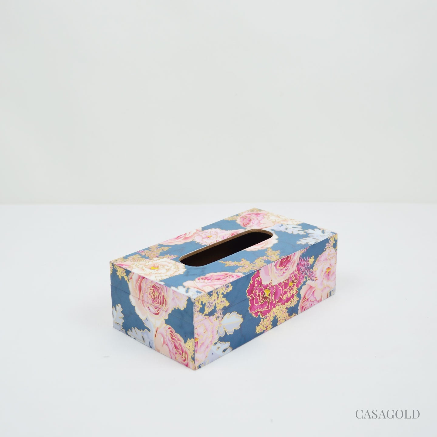 High-quality coaster with built-in tissue holder
