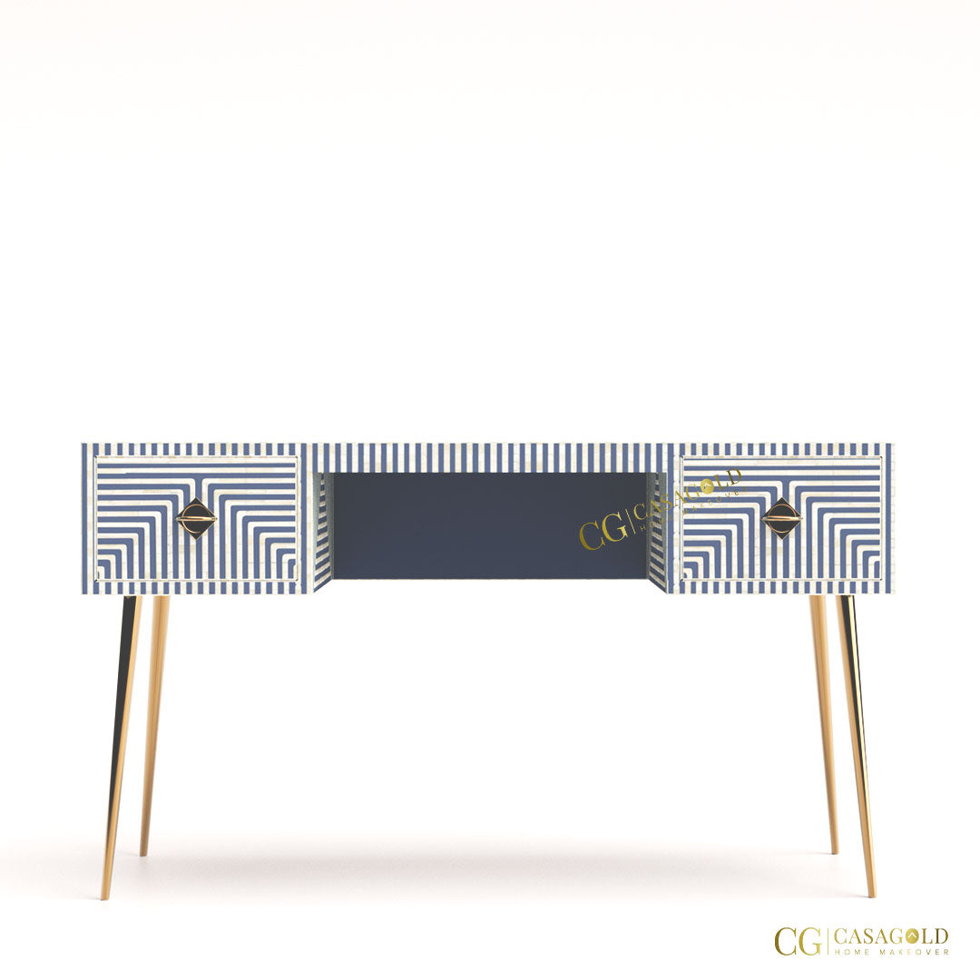Traditional mother of pearl desk for sophisticated interiors
