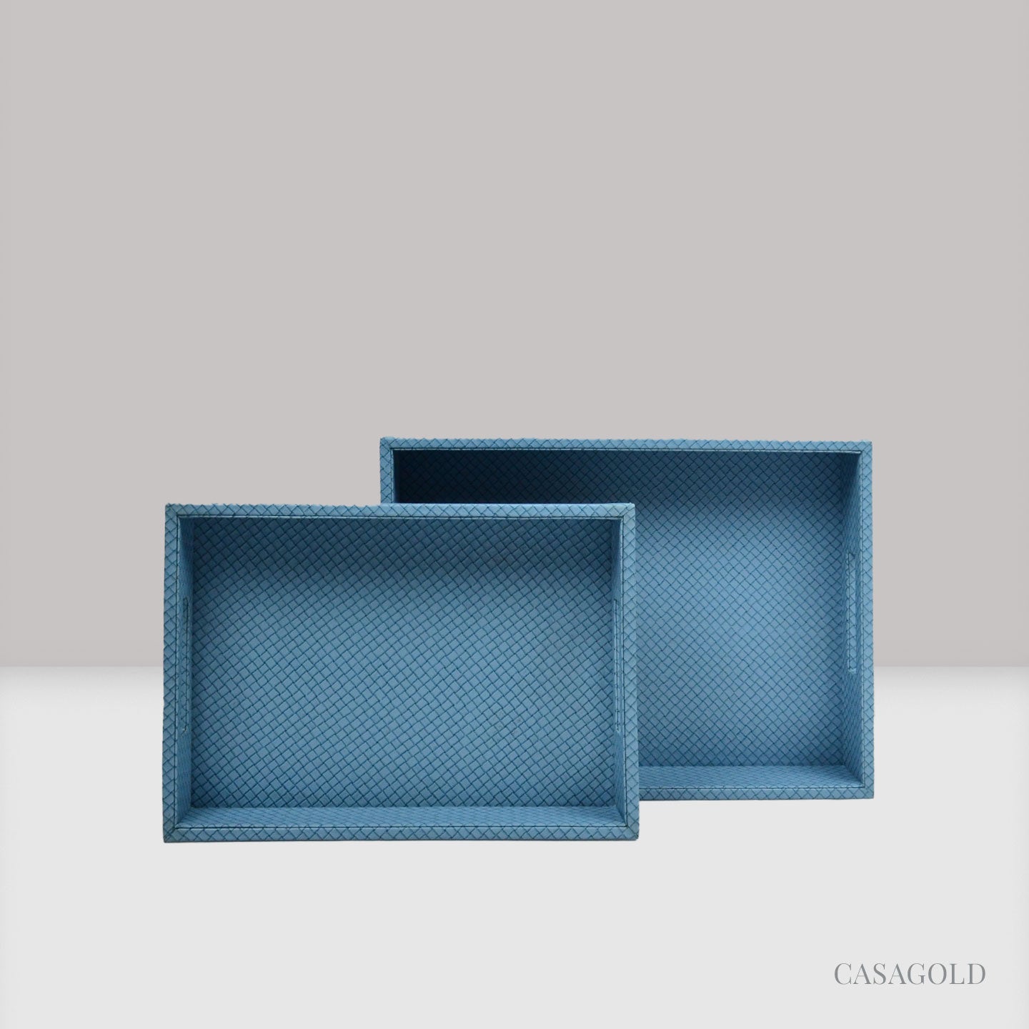 Premium leather tray for organizing small items