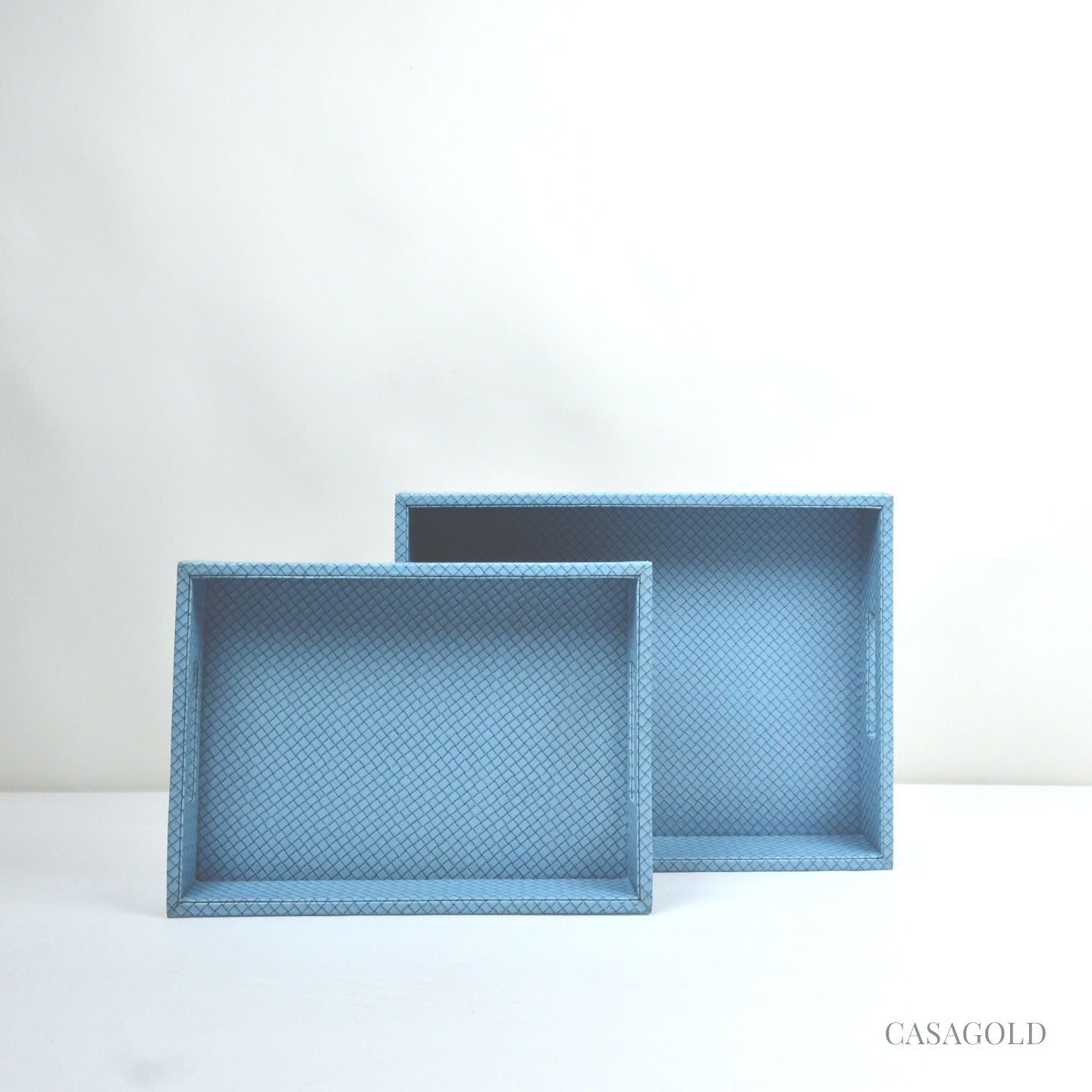 Luxury leather tray for bartenders and cocktail hour