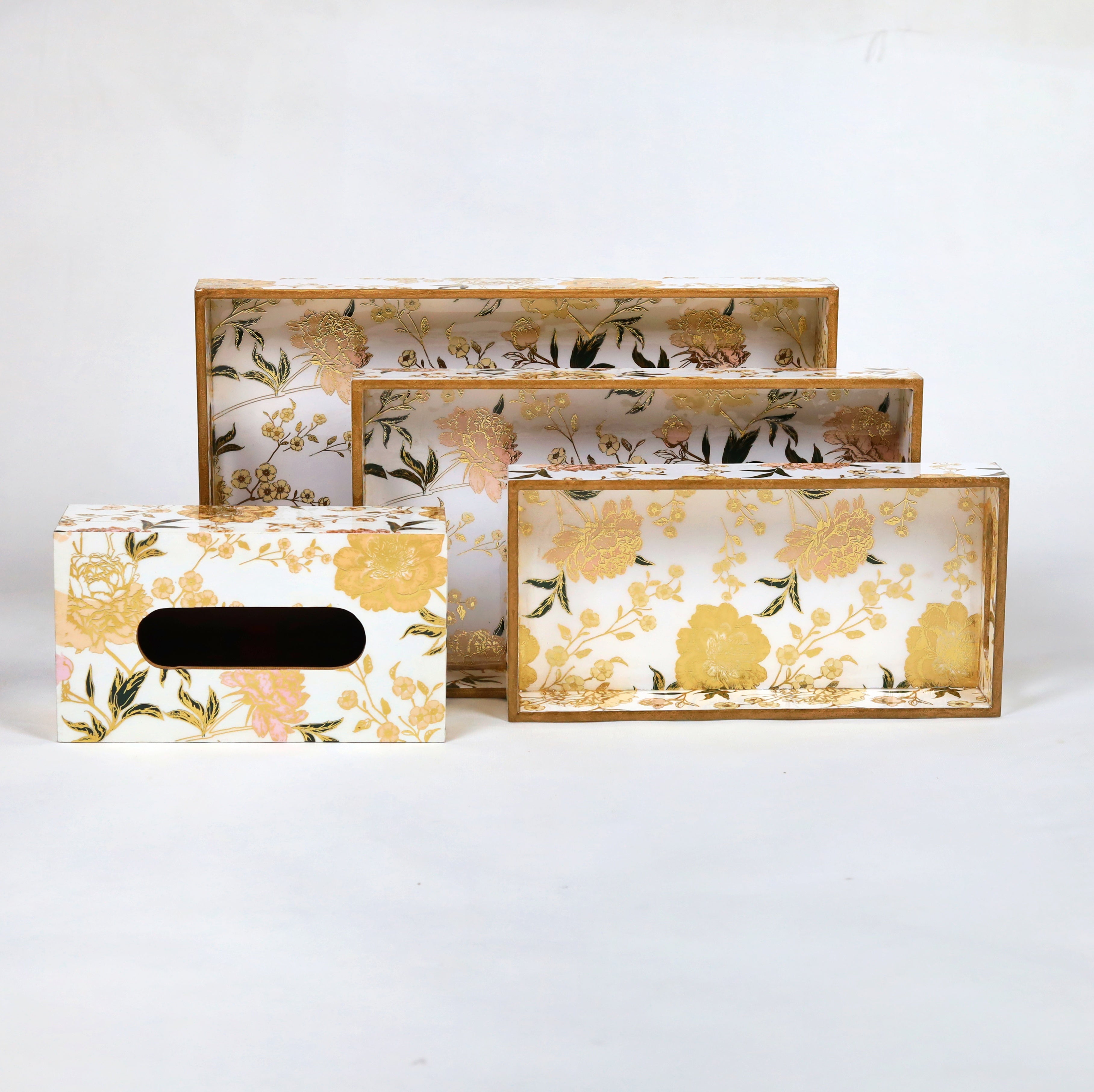 Exquisite serving tray set with luxury design