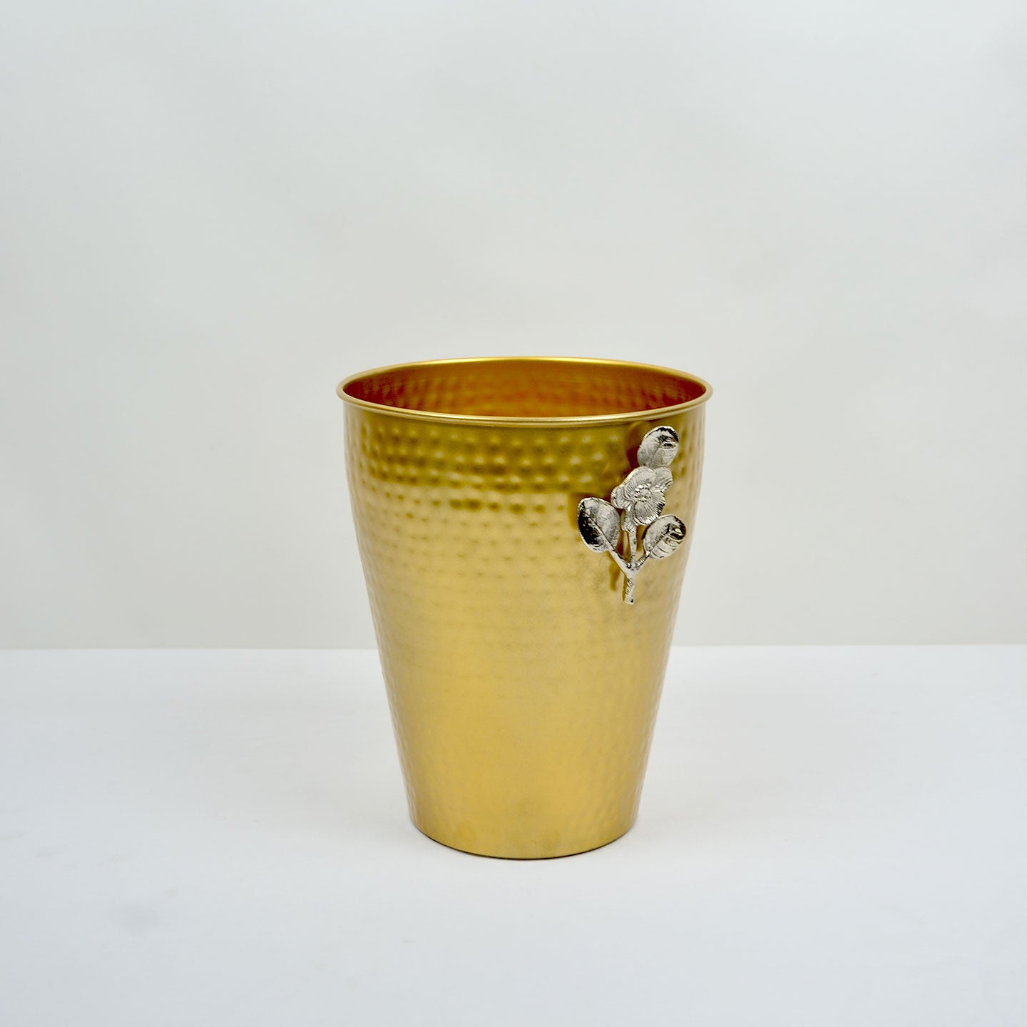 Metal Gold Finish Bathroom Accessories Set
